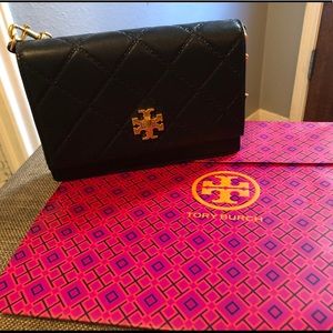 Tory Burch Mini Georgia Quilted Leather Crossbody